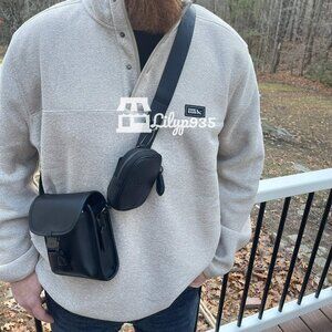 NWT COACH Mens Charter North/South Crossbody - BLACK